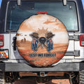 ANZAC Day Spare Tire Cover Commemorative Soldier Tribute