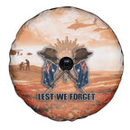 ANZAC Day Spare Tire Cover Commemorative Soldier Tribute