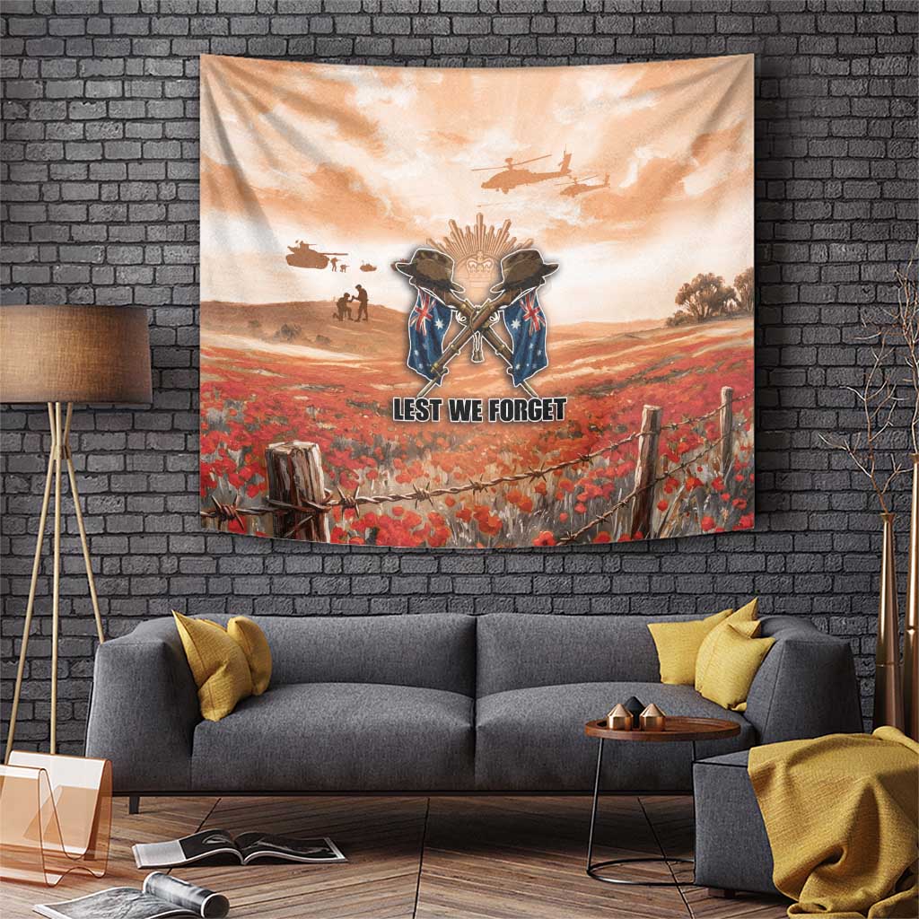 ANZAC Day Tapestry Commemorative Soldier Tribute