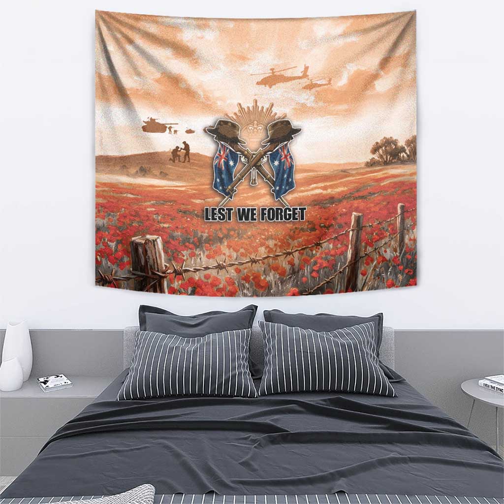 ANZAC Day Tapestry Commemorative Soldier Tribute