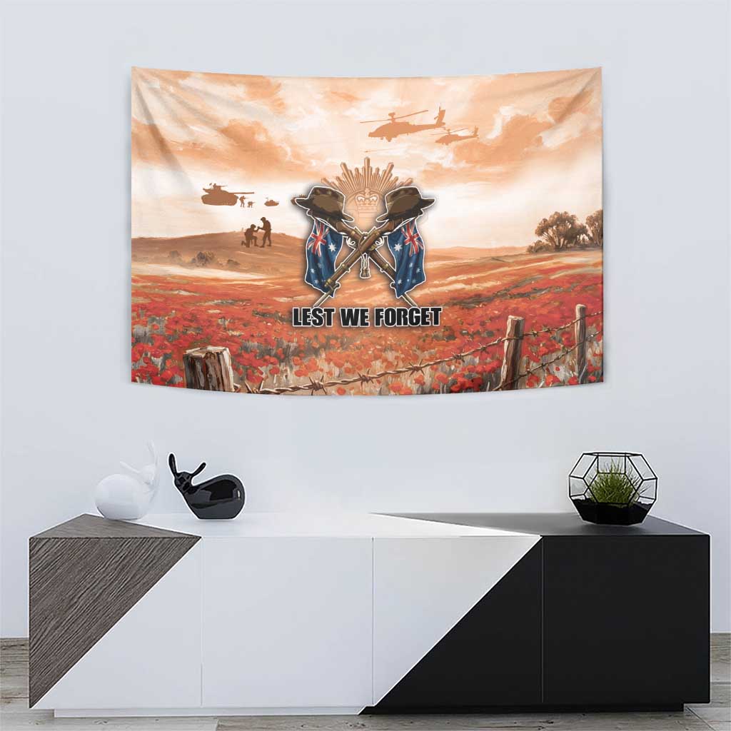 ANZAC Day Tapestry Commemorative Soldier Tribute