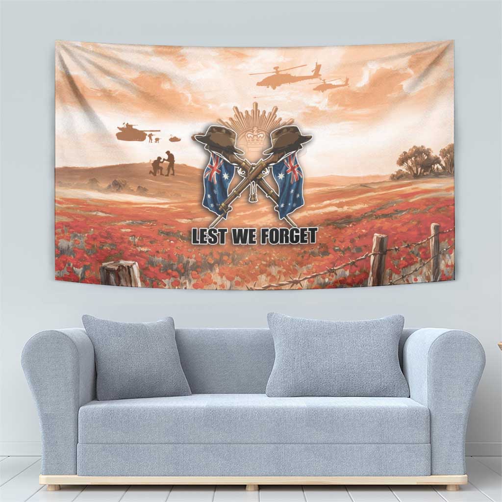 ANZAC Day Tapestry Commemorative Soldier Tribute