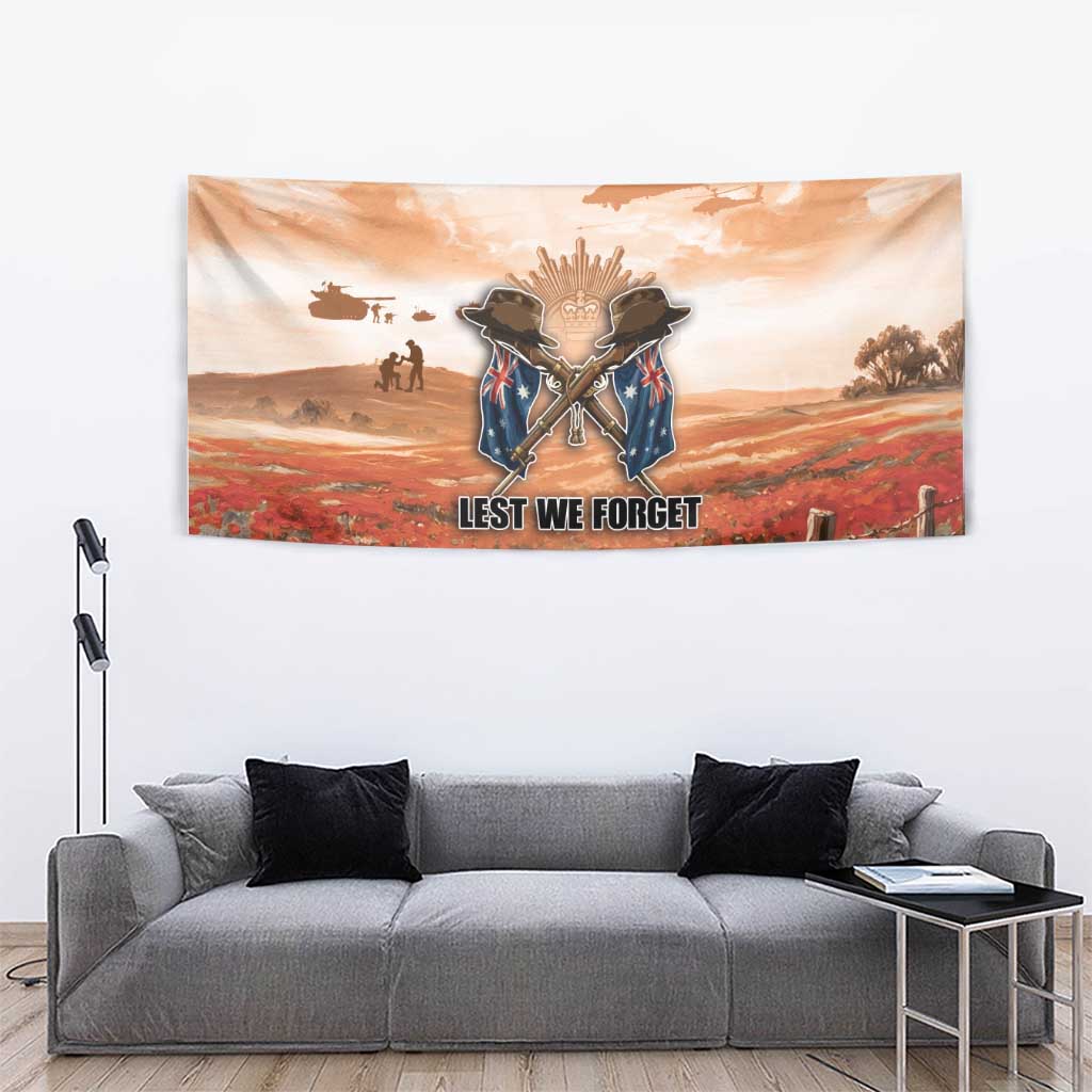 ANZAC Day Tapestry Commemorative Soldier Tribute