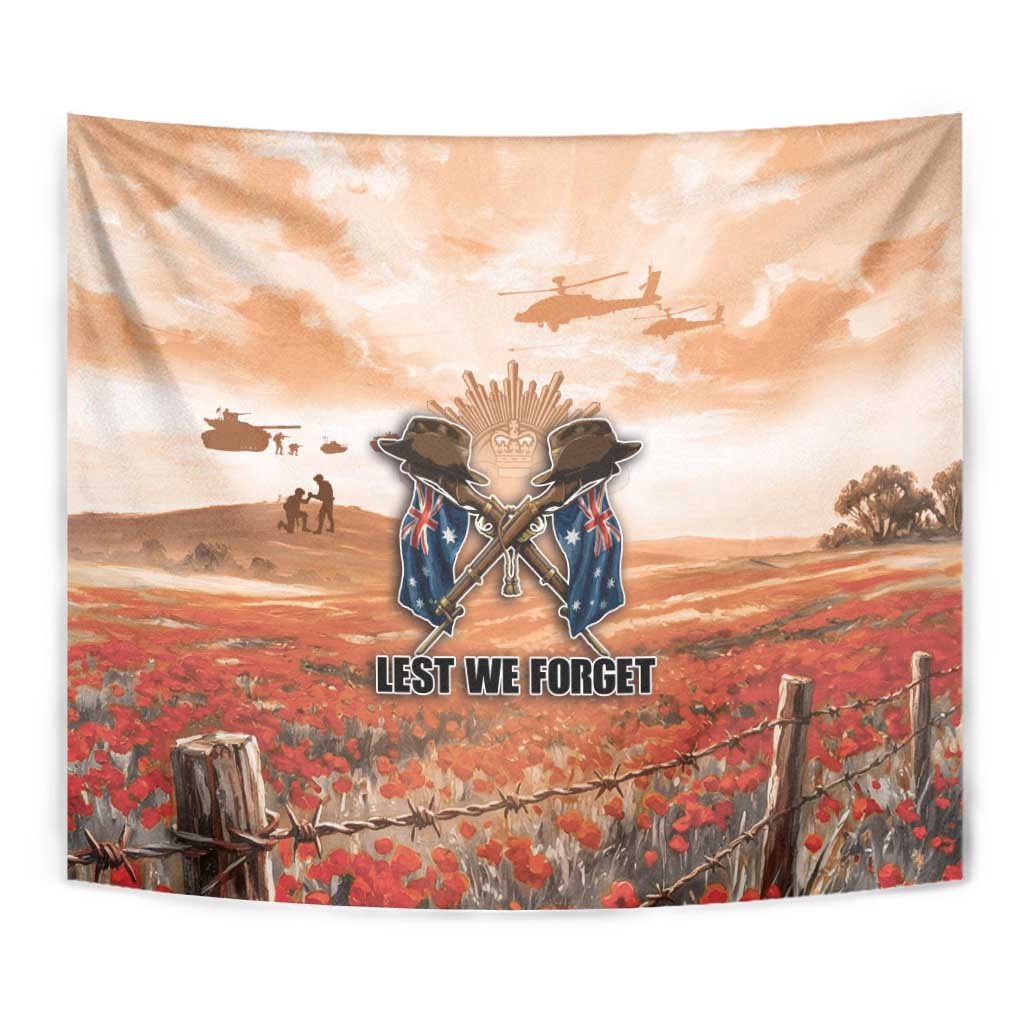 ANZAC Day Tapestry Commemorative Soldier Tribute