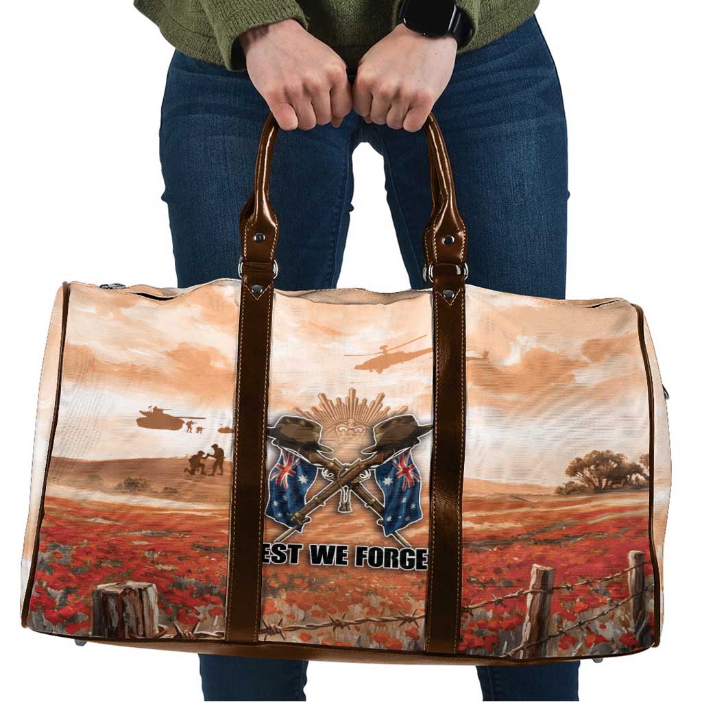 ANZAC Day Travel Bag Commemorative Soldier Tribute