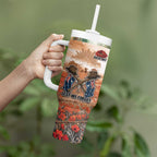 Personalised ANZAC Day Tumbler With Handle Commemorative Soldier Tribute