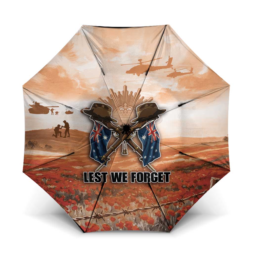 ANZAC Day Umbrella Commemorative Soldier Tribute