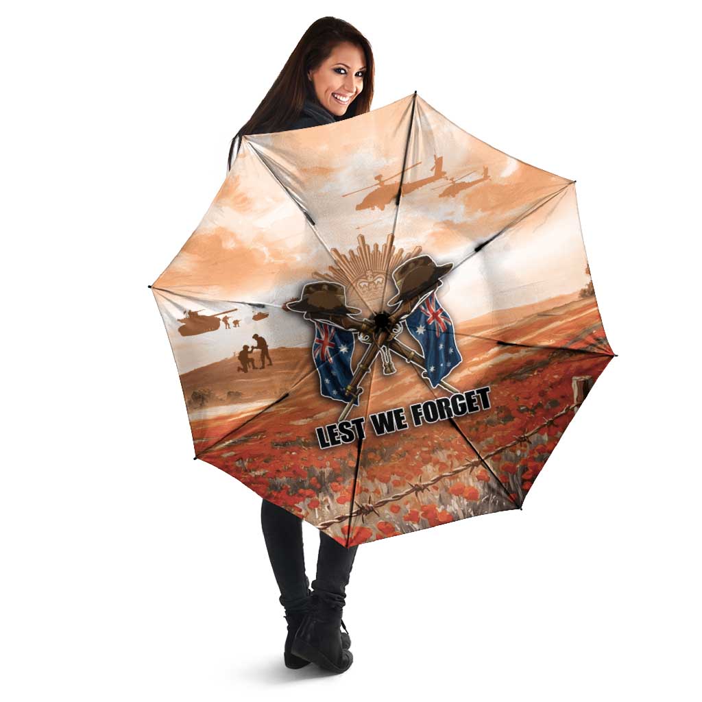 ANZAC Day Umbrella Commemorative Soldier Tribute