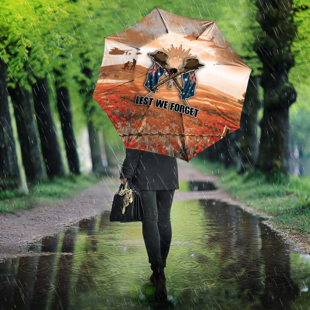 ANZAC Day Umbrella Commemorative Soldier Tribute