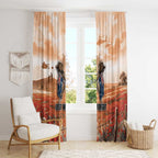 ANZAC Day Window Curtain Commemorative Soldier Tribute