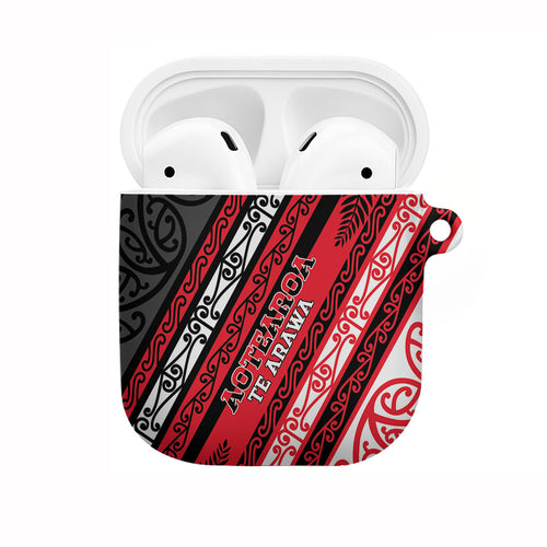 Aotearoa Te Arawa AirPods Case New Zealand Maori Tribal Fern Pattern
