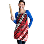 Aotearoa Te Arawa Apron New Zealand Maori Tribal Fern Pattern