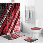 Aotearoa Te Arawa Bathroom Set New Zealand Maori Tribal Fern Pattern