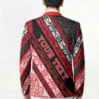 Personalised Aotearoa Te Arawa Blazer New Zealand Maori Tribal Fern Pattern