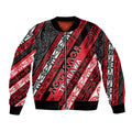 Personalised Aotearoa Te Arawa Bomber Jacket New Zealand Maori Tribal Fern Pattern