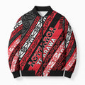 Personalised Aotearoa Te Arawa Bomber Puffer Jacket New Zealand Maori Tribal Fern Pattern