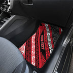 Personalised Aotearoa Te Arawa Car Mats New Zealand Maori Tribal Fern Pattern