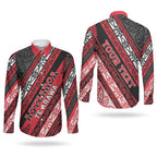 Personalised Aotearoa Te Arawa Couples Matching Off Shoulder Maxi Dress and Long Sleeve Button Shirt New Zealand Maori Tribal Fern Pattern