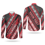 Personalised Aotearoa Te Arawa Couples Matching Puletasi and Long Sleeve Button Shirt New Zealand Maori Tribal Fern Pattern