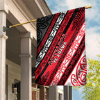 Aotearoa Te Arawa Garden Flag New Zealand Maori Tribal Fern Pattern