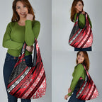 Aotearoa Te Arawa Grocery Bag New Zealand Maori Tribal Fern Pattern