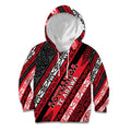Personalised Aotearoa Te Arawa Kid Hoodie New Zealand Maori Tribal Fern Pattern