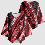 Personalised Aotearoa Te Arawa Kimono Sleeve Blouse New Zealand Maori Tribal Fern Pattern