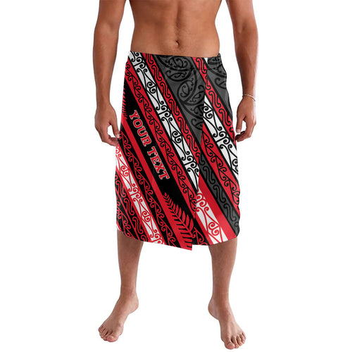 Personalised Aotearoa Te Arawa Lavalava New Zealand Maori Tribal Fern Pattern