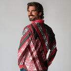 Personalised Aotearoa Te Arawa Long Sleeve Polo Shirt New Zealand Maori Tribal Fern Pattern