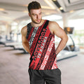 Personalised Aotearoa Te Arawa Men Tank Top New Zealand Maori Tribal Fern Pattern