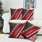 Aotearoa Te Arawa Pillow Cover New Zealand Maori Tribal Fern Pattern