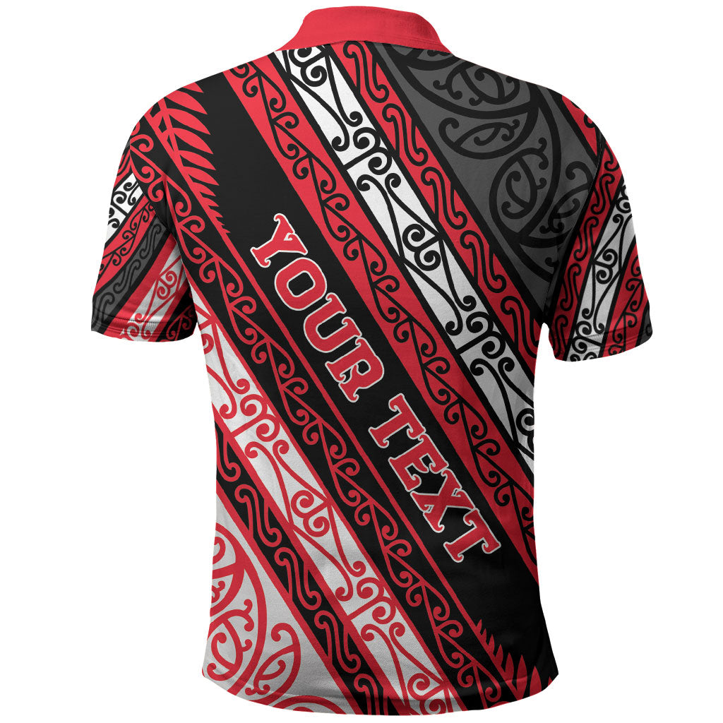 Personalised Aotearoa Te Arawa Polo Shirt New Zealand Maori Tribal Fern Pattern