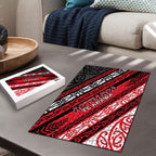 Aotearoa Te Arawa Puzzle New Zealand Maori Tribal Fern Pattern