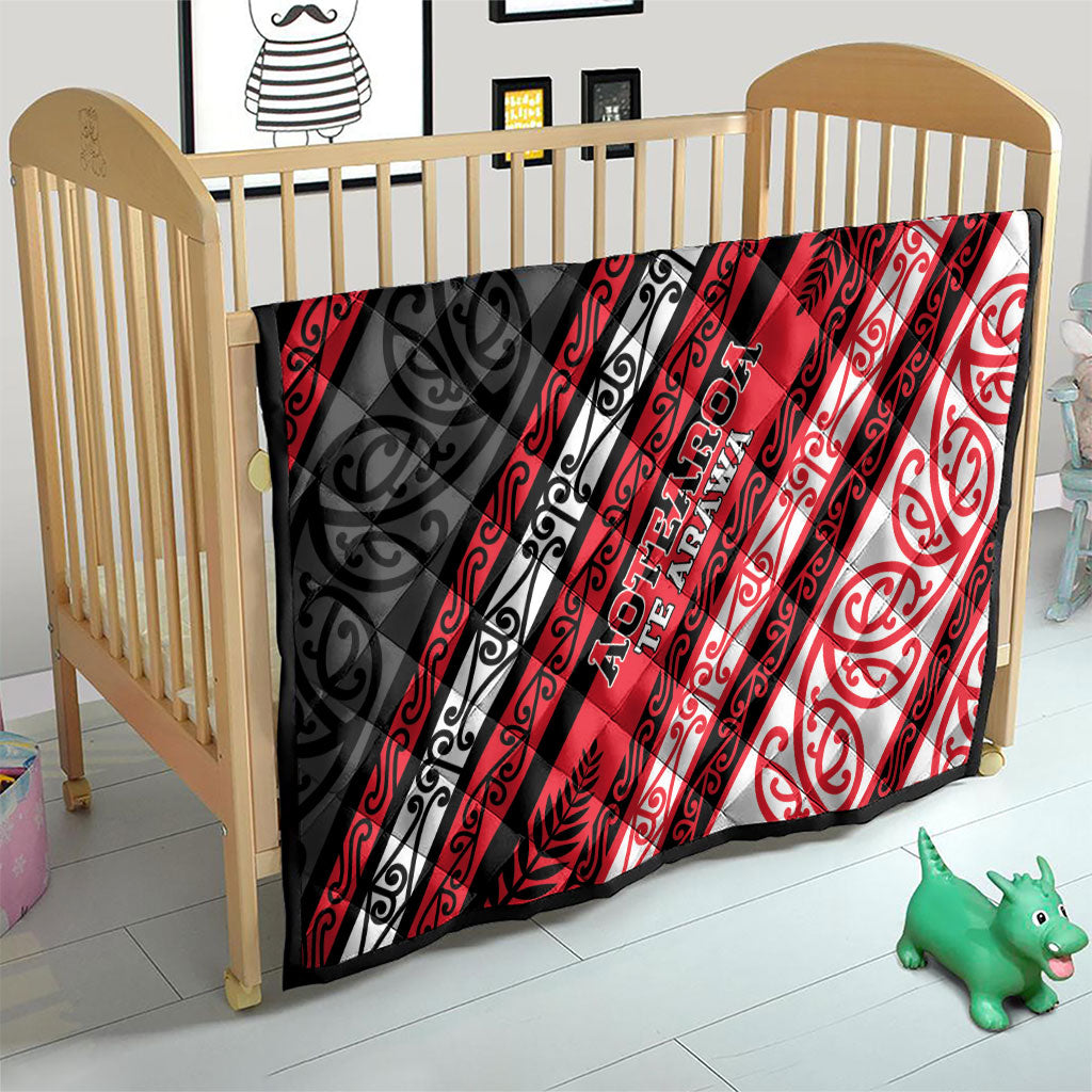 Aotearoa Te Arawa Quilt New Zealand Maori Tribal Fern Pattern