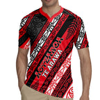 Personalised Aotearoa Te Arawa Rugby Jersey New Zealand Maori Tribal Fern Pattern