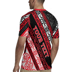 Personalised Aotearoa Te Arawa Rugby Jersey New Zealand Maori Tribal Fern Pattern