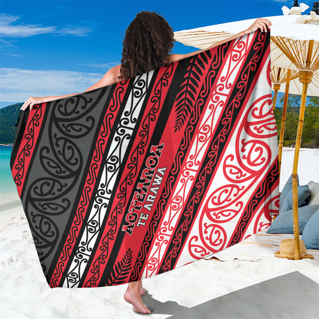 Aotearoa Te Arawa Sarong New Zealand Maori Tribal Fern Pattern