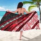 Aotearoa Te Arawa Sarong New Zealand Maori Tribal Fern Pattern