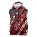 Personalised Aotearoa Te Arawa Sleeveless Hoodie New Zealand Maori Tribal Fern Pattern