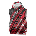 Personalised Aotearoa Te Arawa Sleeveless Zip Hoodie New Zealand Maori Tribal Fern Pattern