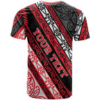 Personalised Aotearoa Te Arawa T Shirt New Zealand Maori Tribal Fern Pattern