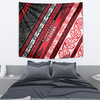 Aotearoa Te Arawa Tapestry New Zealand Maori Tribal Fern Pattern