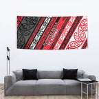 Aotearoa Te Arawa Tapestry New Zealand Maori Tribal Fern Pattern