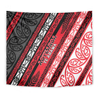 Aotearoa Te Arawa Tapestry New Zealand Maori Tribal Fern Pattern