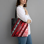 Aotearoa Te Arawa Tote Bag New Zealand Maori Tribal Fern Pattern