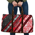 Aotearoa Te Arawa Travel Bag New Zealand Maori Tribal Fern Pattern