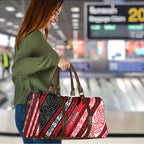 Aotearoa Te Arawa Travel Bag New Zealand Maori Tribal Fern Pattern