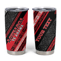 Personalised Aotearoa Te Arawa Tumbler Cup New Zealand Maori Tribal Fern Pattern