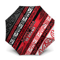 Aotearoa Te Arawa Umbrella New Zealand Maori Tribal Fern Pattern