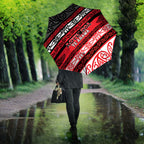 Aotearoa Te Arawa Umbrella New Zealand Maori Tribal Fern Pattern